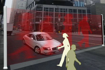 Virtual Wall - mult mai vizibil decât un semafor Virtual Wall - mult mai vizibil decât un semafor