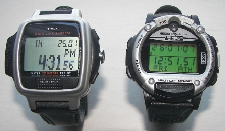 Două modele Timex Datalink Două modele Timex Datalink