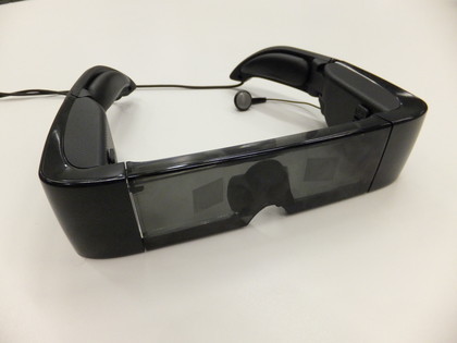 Epson Moverio BT-100 - vizorul translucent