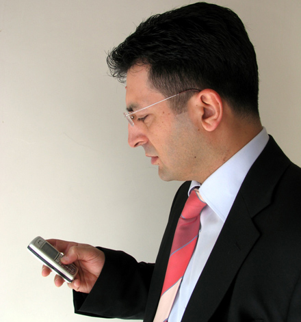 mobile phone stock photo