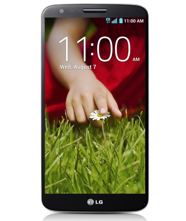 LG G2 - ecranul are o ramă foarte îngustă