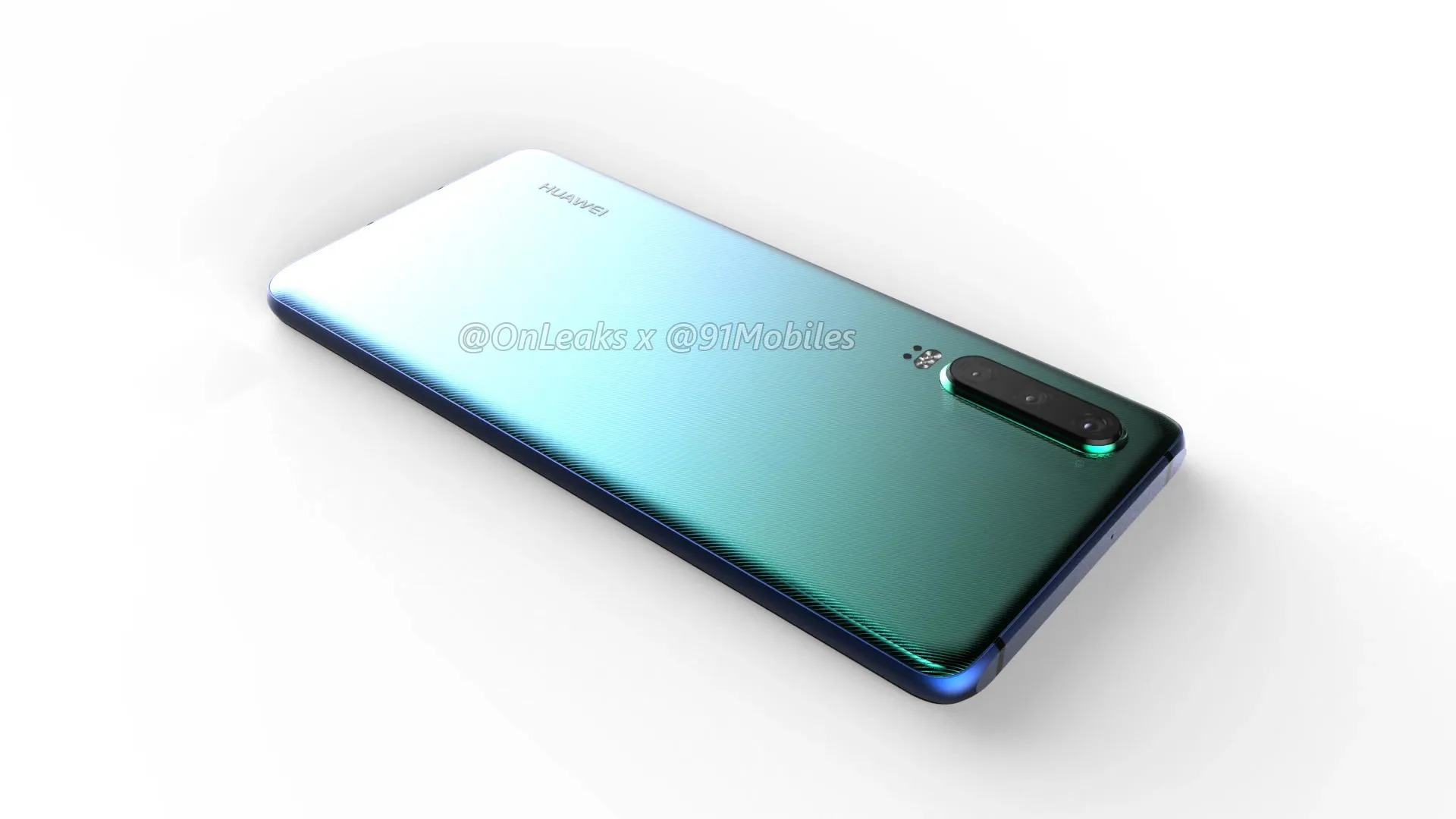 Huawei P30 - CAD render