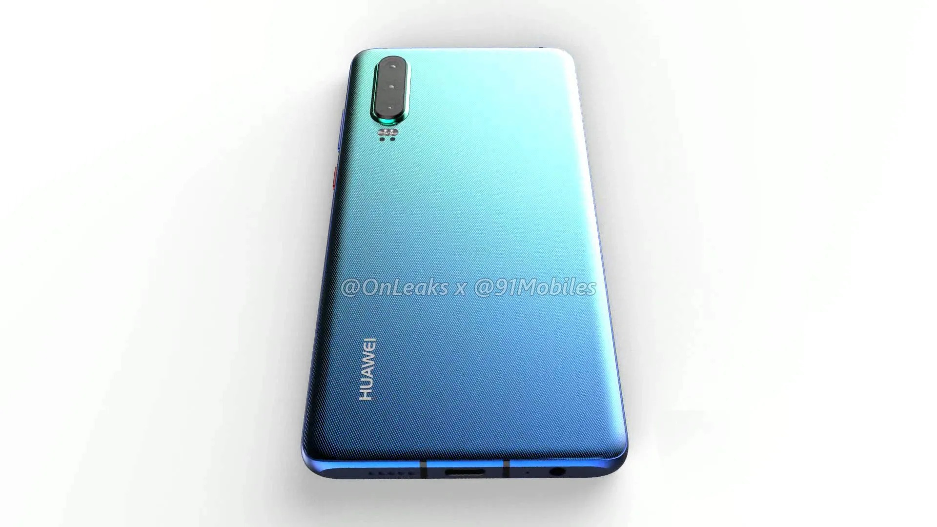 Huawei P30 - CAD render