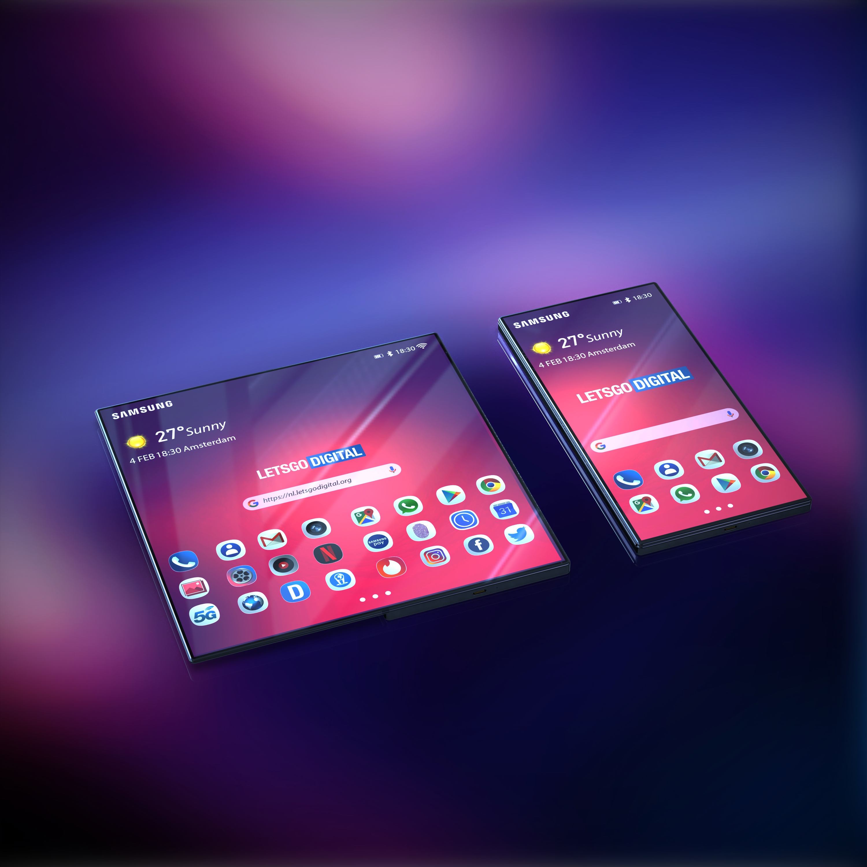 Samsung Galaxy F - render