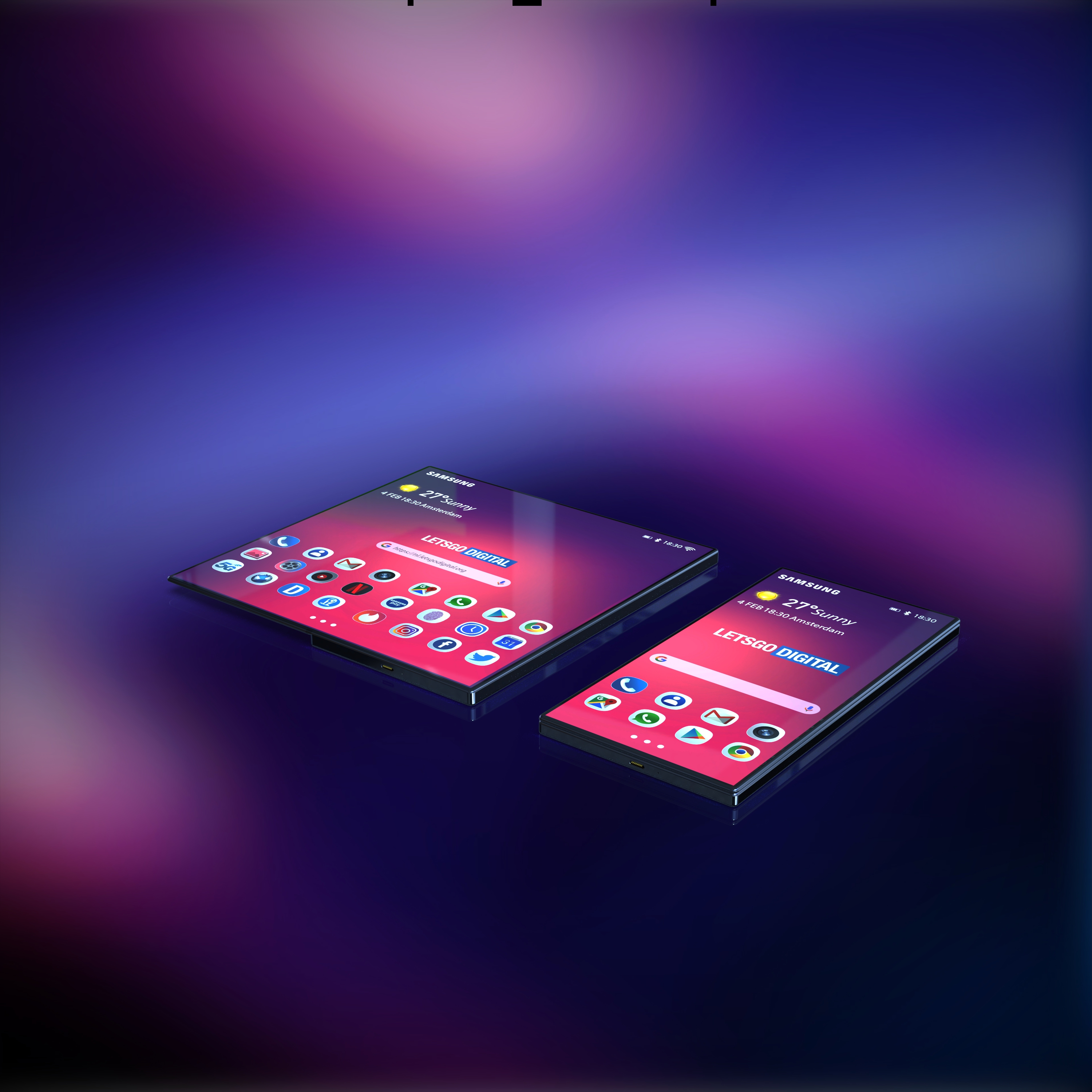 Samsung Galaxy F - render