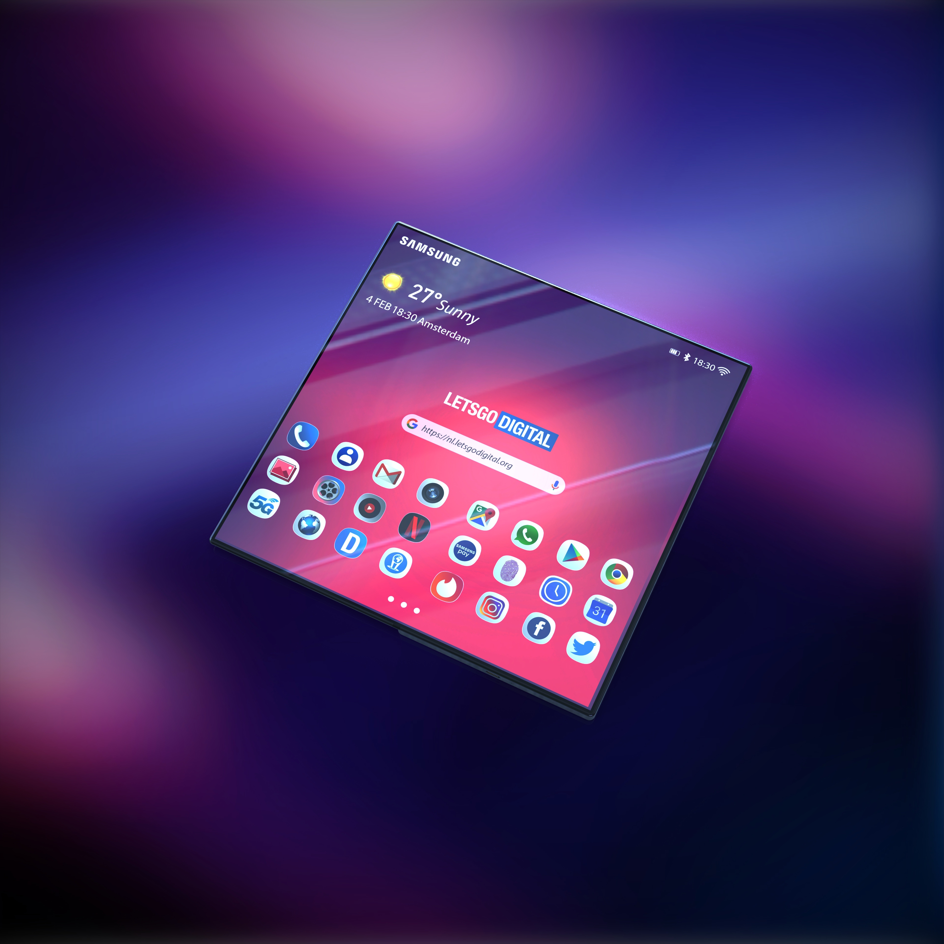 Samsung Galaxy F - render