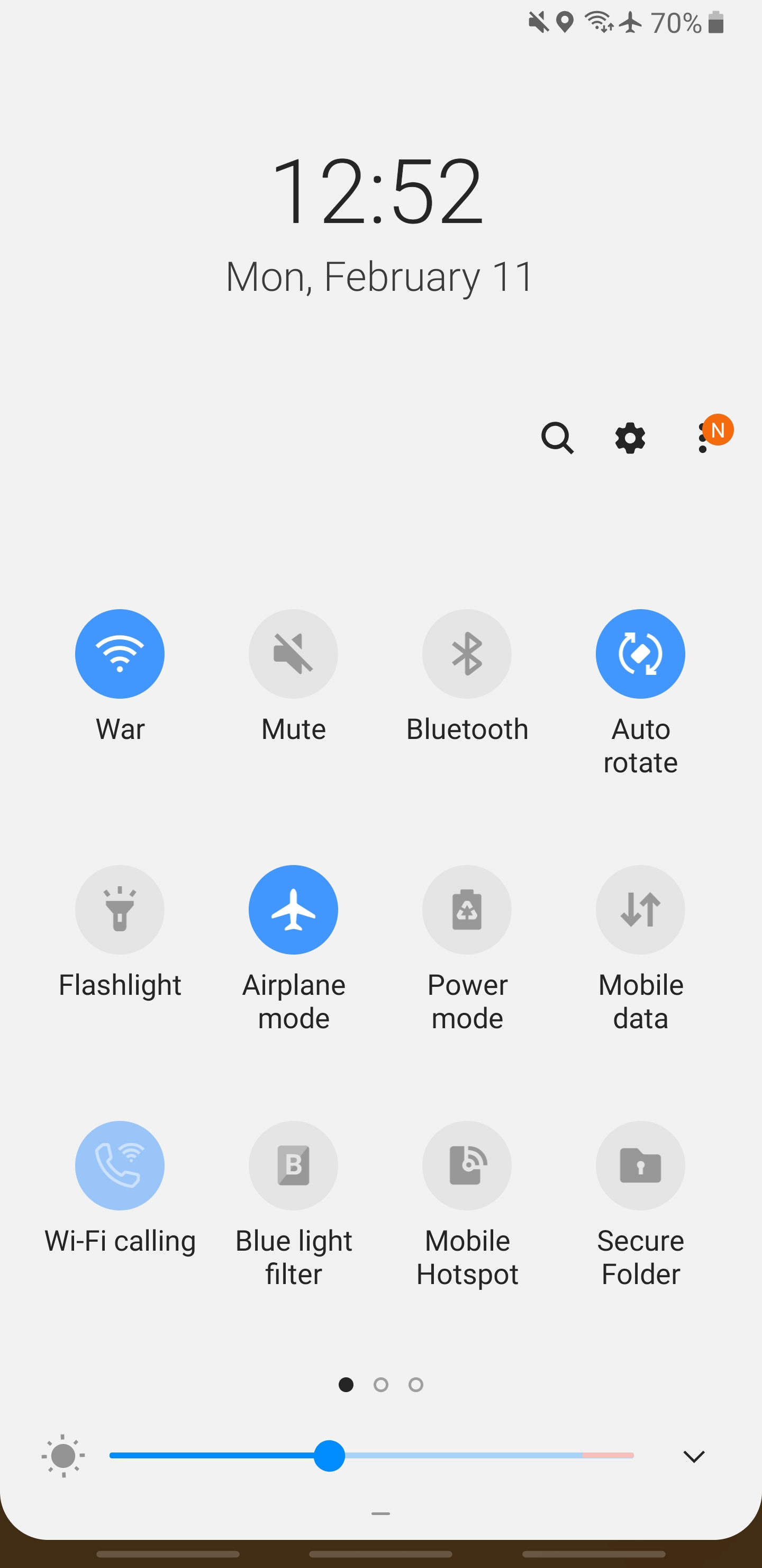 Samsung One UI screenshots