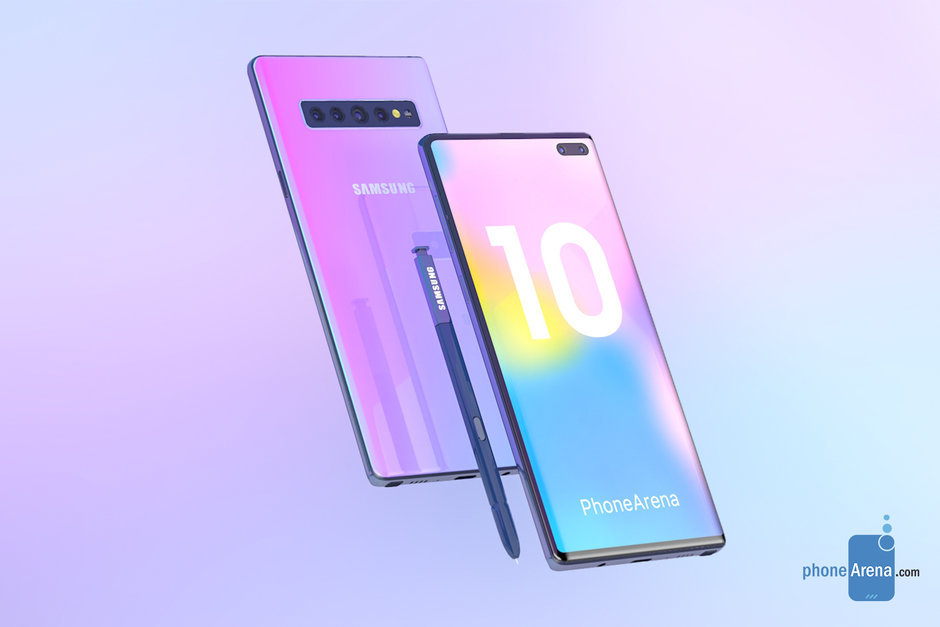 Samsung Galaxy Note 10 - Render