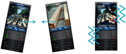 Windows Mobile 7 motion gestures