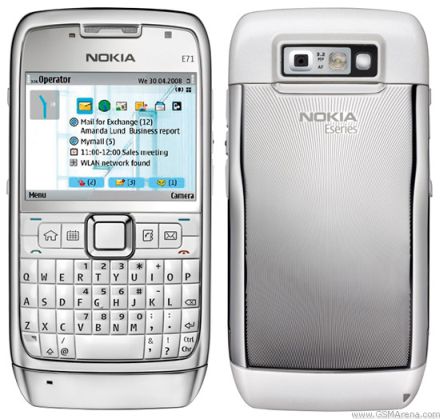 Nokia E71 va fi disponibil şi în culoarea alb Nokia E71 va fi disponibil şi în culoarea alb
