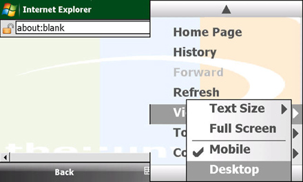 Internet Explorer Mobile 6 Internet Explorer Mobile 6
