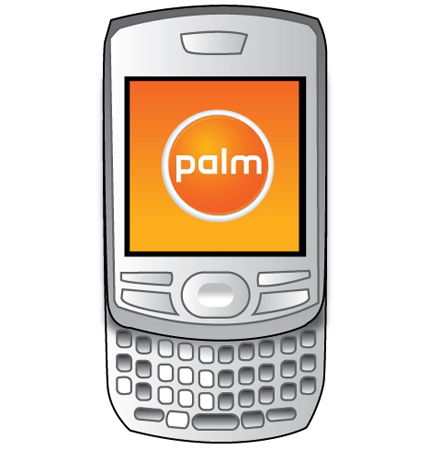 Smartphone Palm cu touchscreen si tastatura QWERTY Smartphone Palm cu touchscreen si tastatura QWERTY