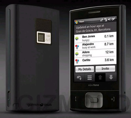 Garmin Asus nuvifone M20