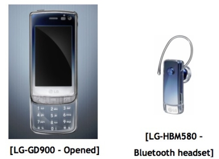 LG GD900 si heaset-ul Bluetooth cu care se asorteaza