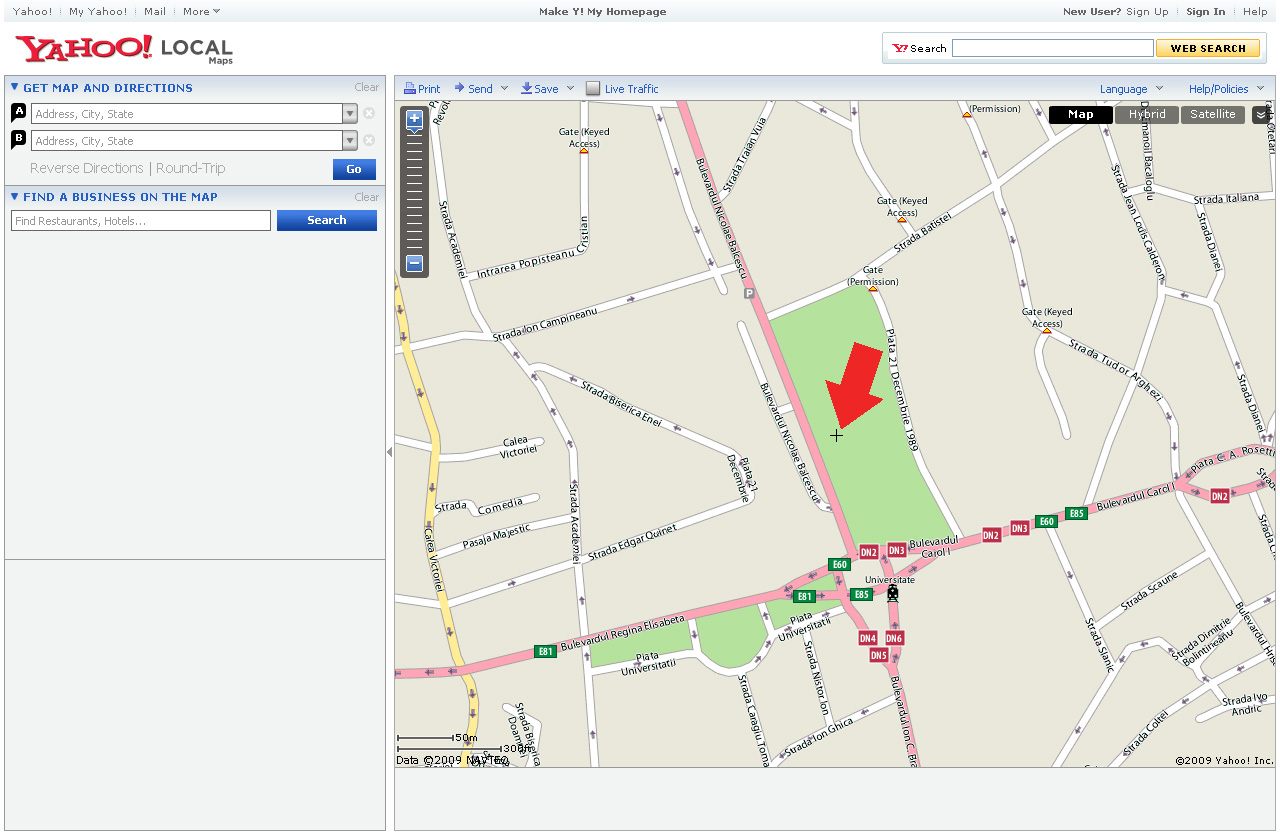 Yahoo Maps