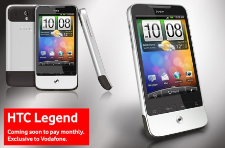 HTC Legend va costa echivalentul a 1.750 de lei la liber HTC Legend va costa echivalentul a 1.750 de lei la liber