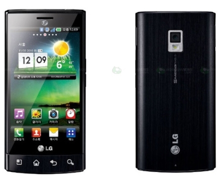 LG LU3000 cu Android 2.2 şi procesor TI la 1 GHz