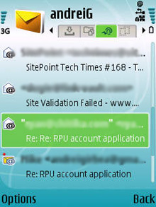 Mailurile pe Nokia N95