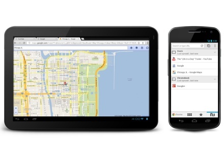 Google Chrome Beta, acum pe tablete şi telefoane