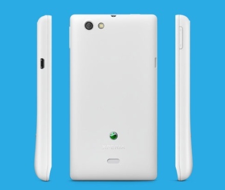 Sony Xperia miro - design minimalist