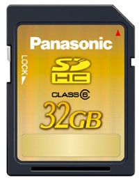 Panasonic SDHC 32 GB class 6