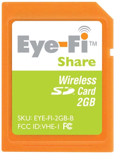Eye-Fi Share - versiunea iniţială a card-ului SD WiFi