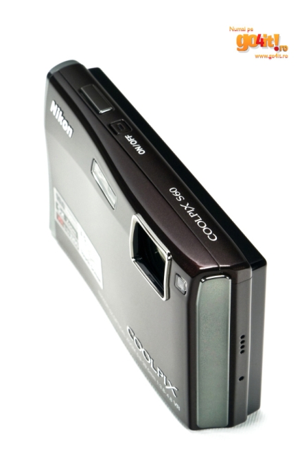 Nikon S60 - singurele butoane ale camerei