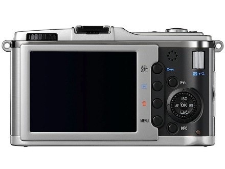Olympus E-P1 - ecranul de 3