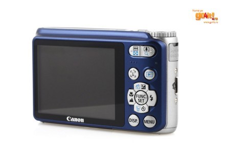 Canon A3100 IS - butoanele sunt bine delimitate şi inscripţionate