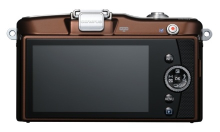 Olympus E-PM1 - ecranul de 3"