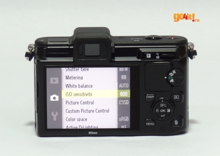 Nikon V1 - meniul