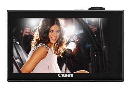 Canon IXUS 510 HS - ecranul touch de 3.2"