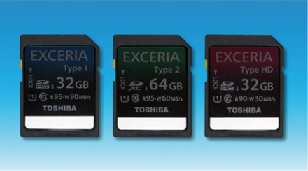 Toshiba Exceria SDHC şi SDXC