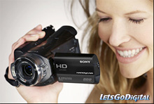 Sony HDR-SR8 are un aspect estetic deosebit