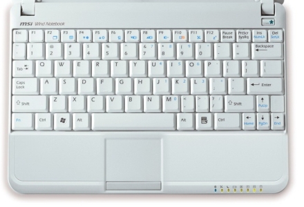 Tastatura lui MSI Wind