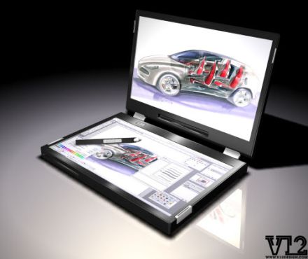 V12 Canova - un laptop cu doua ecran sensibile la atingere