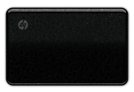 HP Mini 1000 - detaliu de pe carcasa