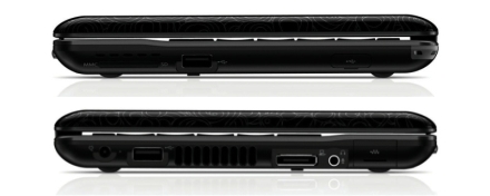 HP Mini 1000 din profil