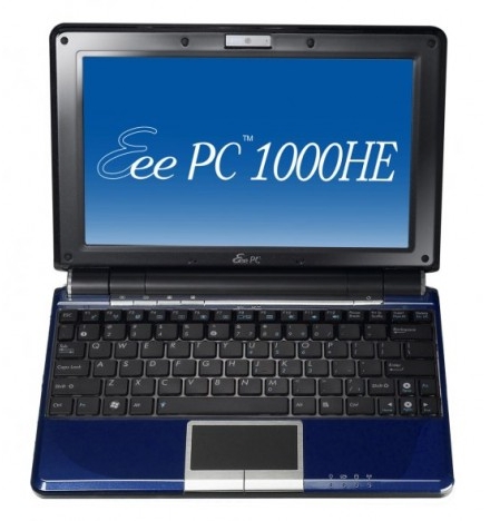 Asus Eee PC 1000HE - cu Atom N280 si o baterie mai mare Asus Eee PC 1000HE - cu Atom N280 si o baterie mai mare