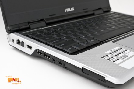 Asus F81 - conectorii de pe latura stanga