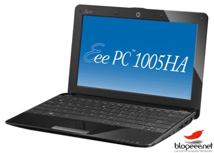 Asus Eee PC 1005HA cu noul design Seashell