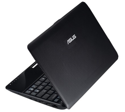 Asus Eee PC 1001PX - carcasa aduce a fibră de carbon