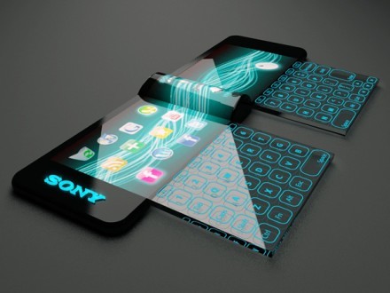 Sony Nextep cu tastatură transparentă Sony Nextep cu tastatură transparentă