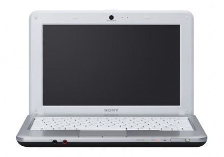 Sony VAIO M - a se observa amplasarea butonului de pornire