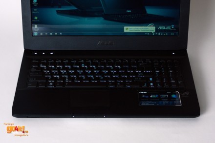 Asus G53J - iluminarea tastaturii