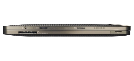 Asus Eee Pad Transformer şi dock-ul văzute din profil Asus Eee Pad Transformer şi dock-ul văzute din profil