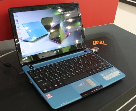 Acer Aspire One 722 la Computex 2011 Acer Aspire One 722 la Computex 2011