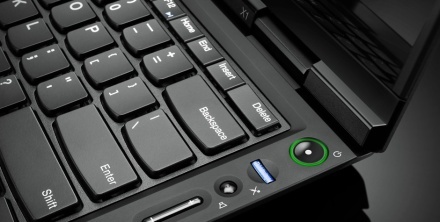 Lenovo X1 - butonul de pornire