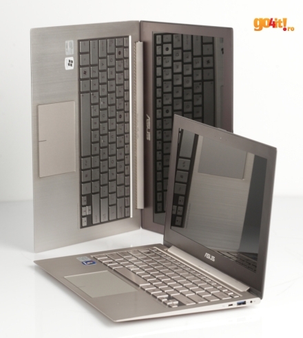 Asus UX21 - ecranul luminos, cu filtru lucios