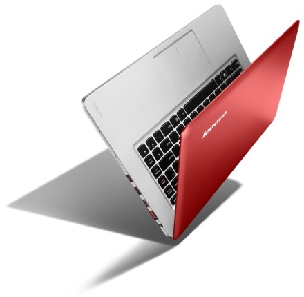 Lenovo IdeaPad U410 cu capac roşu